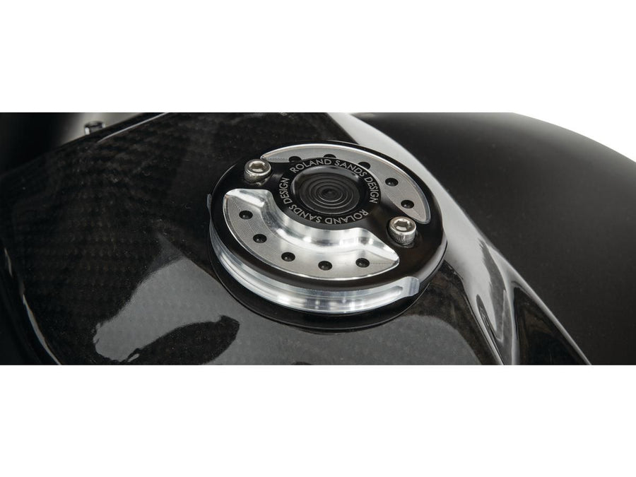 Harley Davidson Dyna [1996-2017]-Radial fuel display lid contrast cut