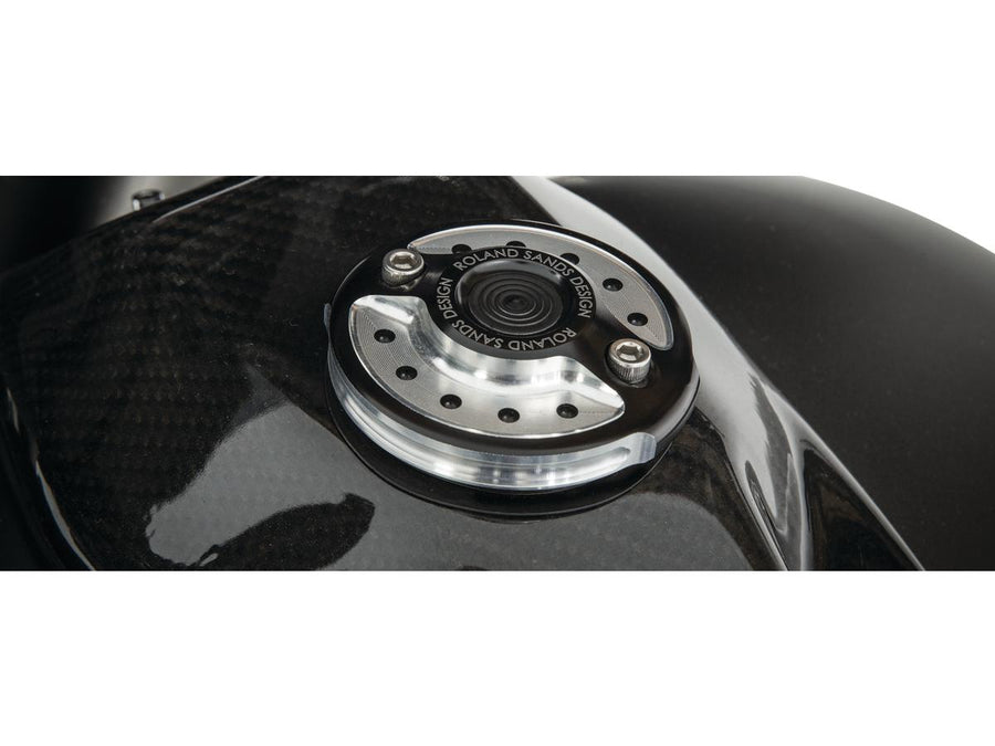 Harley Davidson Dyna [1996-2017]-Radial fuel display lid contrast cut