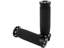 Harley Davidson Fl Shovel [1981-1984]-Tracker gripped contrast cut with anodized-1