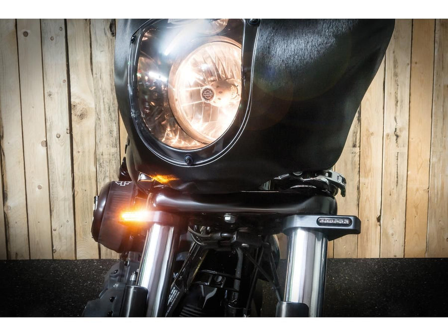 Harley Davidson MM Fork Tubes [1939-1941] -ZC-Line Classic Led Blinker Silver