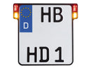 Piatta di base del supporto per patente di licenza di Harley Davidson-All-Inn con la targa 2.0-1