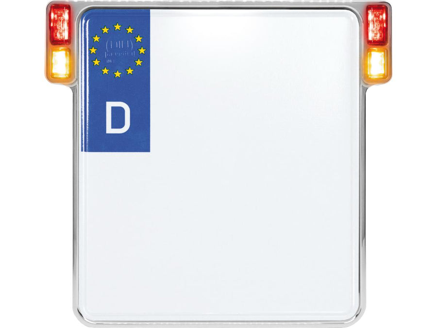 Harley Davidson-All-Inn 2.0 license plate holder with turn signal/brake light/rear light