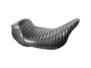 Harley Davidson Touring [2008-2025] – Ritzel Gefaltete Naht Sitz Schwarz Vinyl-1