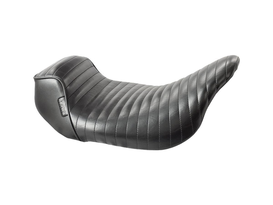 Harley Davidson Touring [2008-2025] – Ritzel Gefaltete Naht Sitz Schwarz Vinyl
