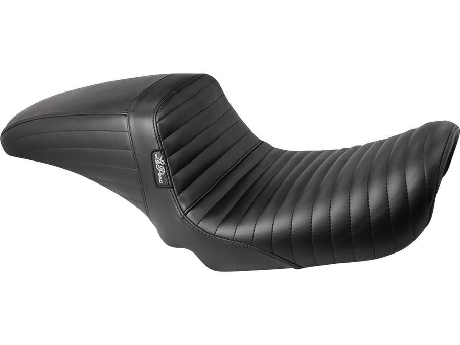 Harley Davidson Dyna [2006-2017] -Kickflip sedile piegato di vinile nero