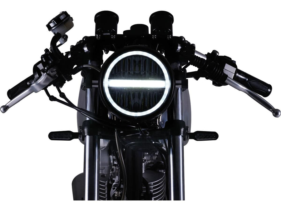 Harley Davidson - Neo Vintage 5 3/4 "faro matto di polvere nera -rivestita