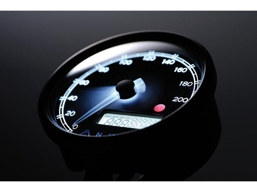 Harley Davidson Sportster [1986-2013] -Velona80 Tachoscala: 200 mph; 200 km / h;