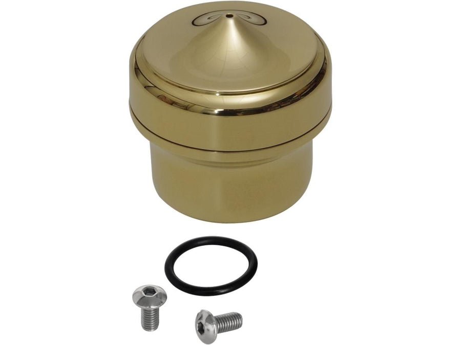 Harley Davidson – Omega Mini Handsteuerung Ölreservoir Messing poliert
