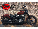 Harley Davidson Softail [2018-2024] -Ribbed Rocker Box Lid Raw-2