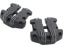 Harley Davidson Softail [2018-2024] – Gerippter Rocker Box Deckel Schwarz Cut-1