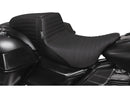 Harley Davidson Touring [2008-2025] – Kickflip Sitz Gefaltete Naht Gripp Tape Schwarz-1