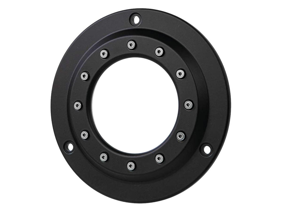 Harley Davidson FX Model [1985-1994]-Purhole derby cover 3-hole black satin