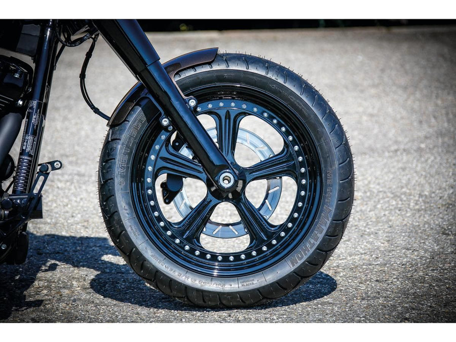 Harley Davidson FLFB [2018-2020]-Steel front wheel protection sheet for Softail models