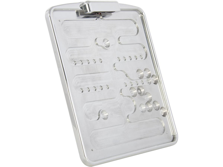 Harley Davidson-frame license holder with license plate lighting Swiss size