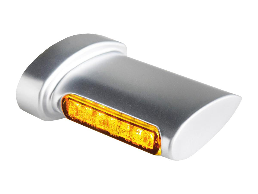 Harley Davidson Softail [1993-2024] – Winglet LED Blinker Chrom Satin Klar LED