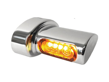 Harley Davidson Softail [1993-2024] – Winglet Micro LED Blinker Chrom Rauch LED