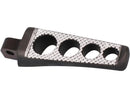 Harley Davidson Softail [2018-2025]-drilled driver's footrests with contrast cut-5