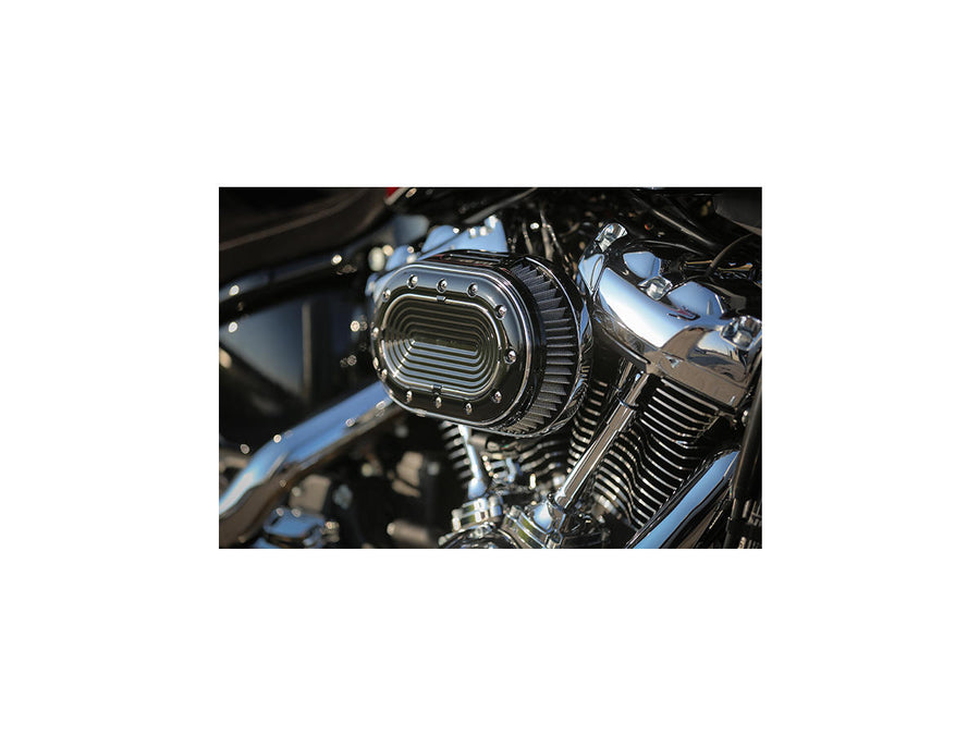 Harley Davidson Softail [2018-2024] -Oval Air Filtre Habout Air Filtre Kit Chrome