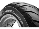Harley Davidson-Cobra Chrom Tires 90 / 90-21 54H Mur noir-8
