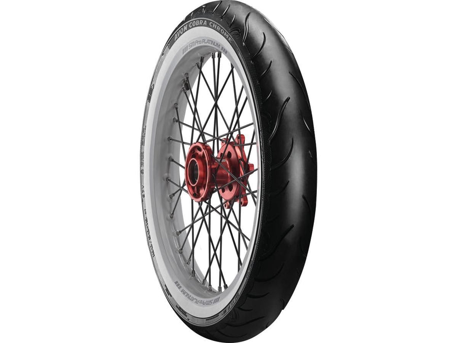 Pneumatici Harley Davidson-Cobra Chrom 100/90-19 57V White Wall