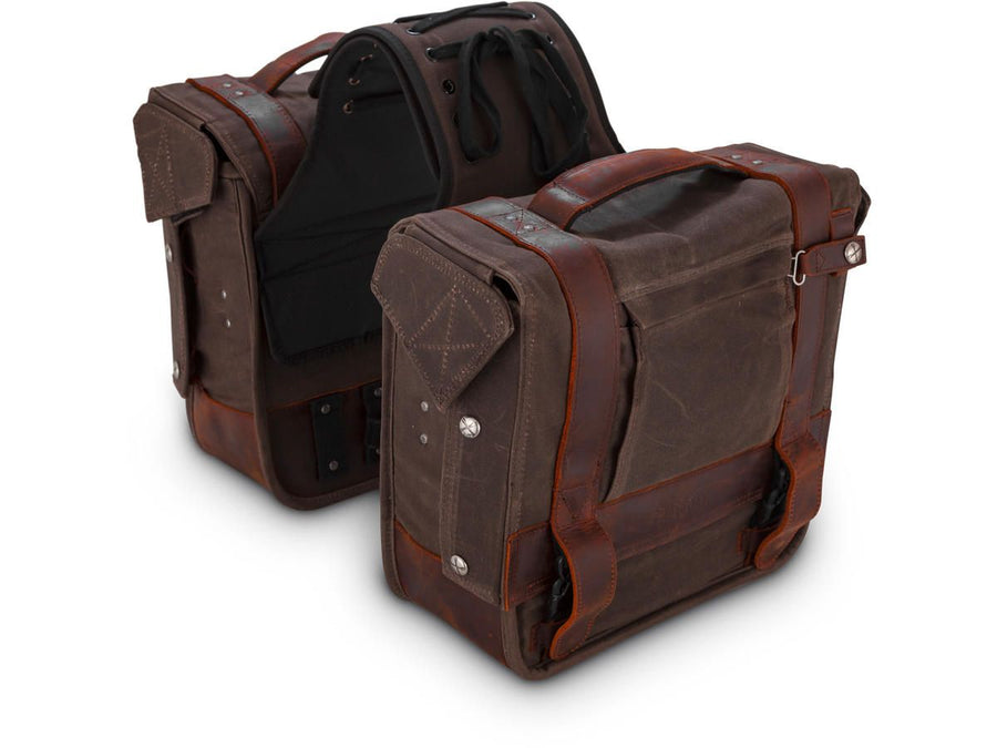 Harley Davidson – Voyager Überwurf-Satteltaschen Dunkle Eiche