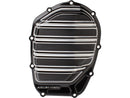 Harley Davidson Softail [2018-2024] – 10-Gauge Nockenwellendeckel Schwarz Eloxiert-3