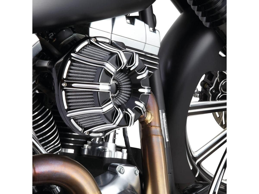 Harley Davidson Softail [2018-2024] -10 Série inversée de calibre filtre à air noir