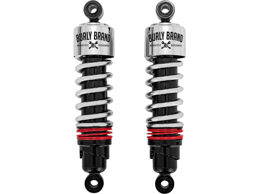 Harley Davidson Dyna [1991-2017]-Slammer plus twin shock absorber Chroma 11.5 "