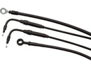 Harley Davidson FLHTC [2000-2002]-13 "excavator bar cable set stainless steel clear ...-2