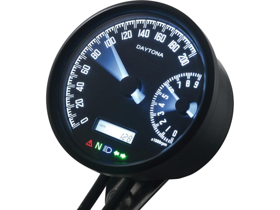 Harley Davidson Sportster [1986-2013] – Velona-W Tachometer, Geschwindigkeitsskala: