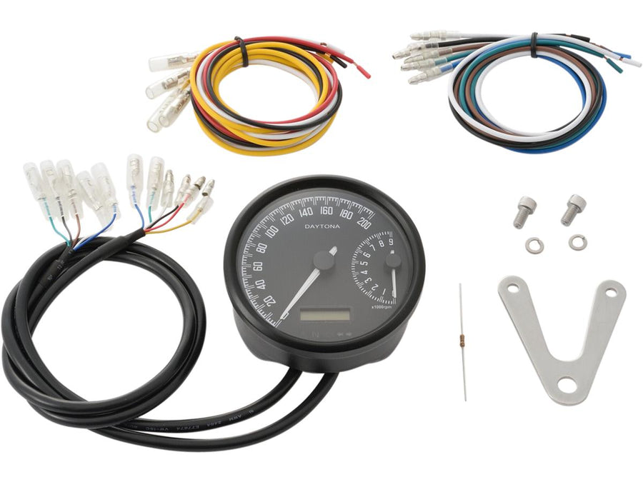 Harley Davidson Sportster [1986-2013] – Velona-W Tachometer, Geschwindigkeitsskala: