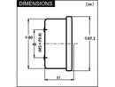Harley Davidson Sportster [1986-2013] – Velona-W Tachometer, Geschwindigkeitsskala:-4