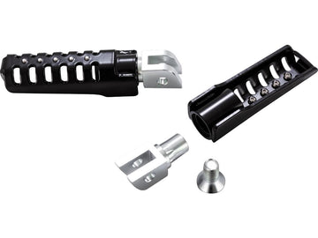 Harley Davidson Softail [2018-2025]-Razorback footrest shine black ... - 0