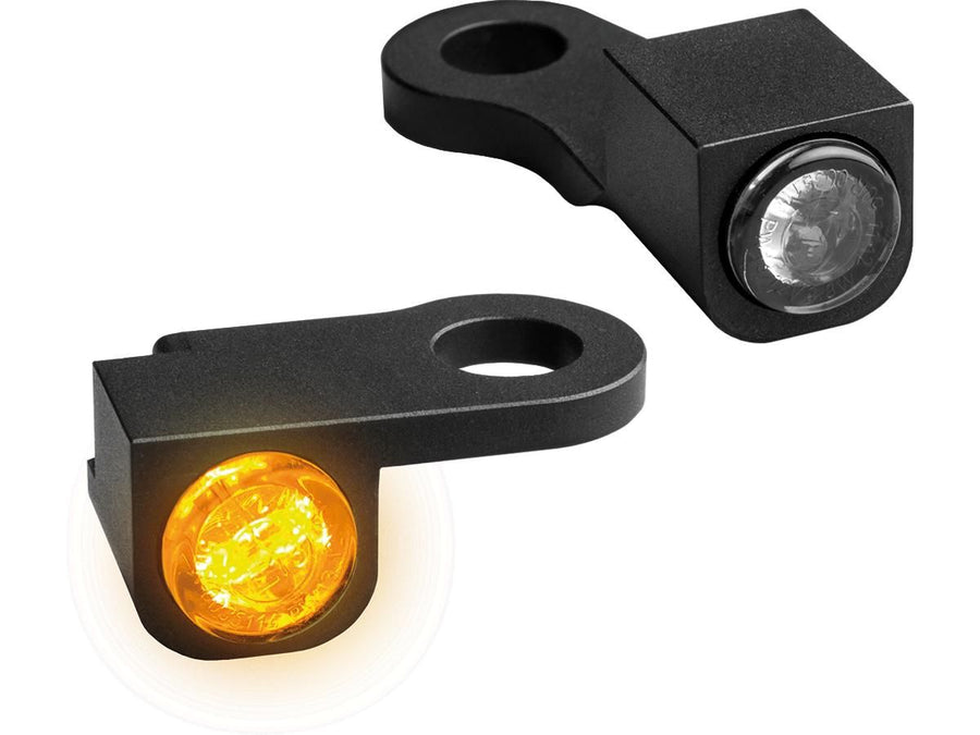 Harley Davidson Sportster [2014-2020]-Nano series Led Blinker Black Anodized Rauch