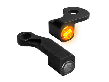 Harley Davidson Softail [2015-2017] -Nano Series LED Blinker Black Anedized - 0