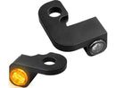 Harley Davidson Touring Hinweis [1990-2008] – NANO Serie LED Blinker Schwarz Eloxiert-5