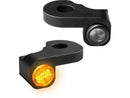 Harley Davidson FXDLS [2016-2017] – NANO Serie LED Blinker Schwarz Eloxiert Rauchglas-5