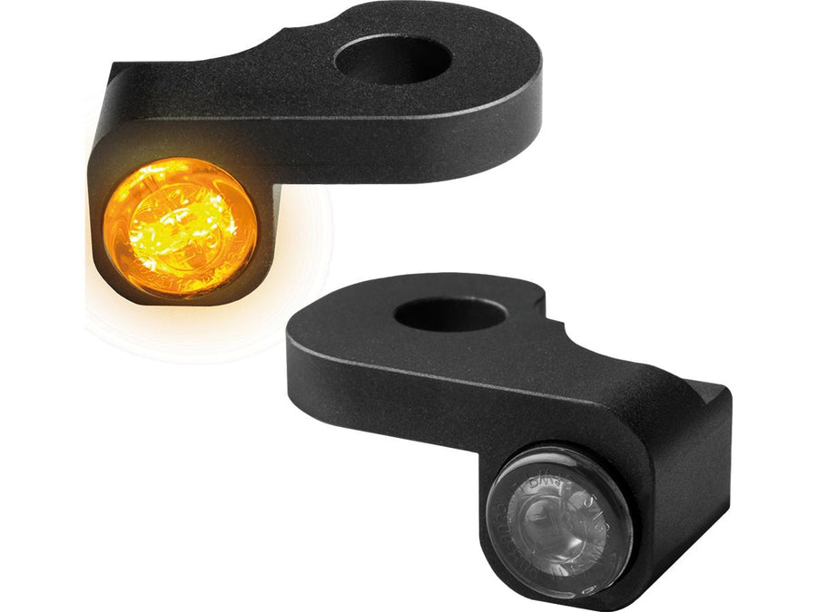 Harley Davidson FXSBSE [2013-2014]-Nano Series Led Blinker Black Anodized Rauch
