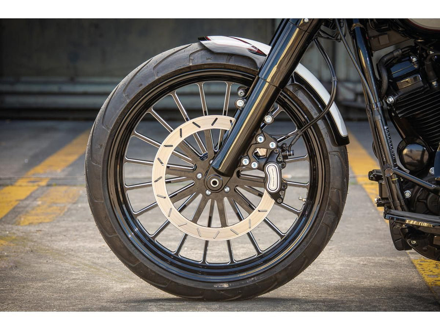 Harley Davidson FLSL [2018-2021]-Steel front wheel protection sheet for Softail models