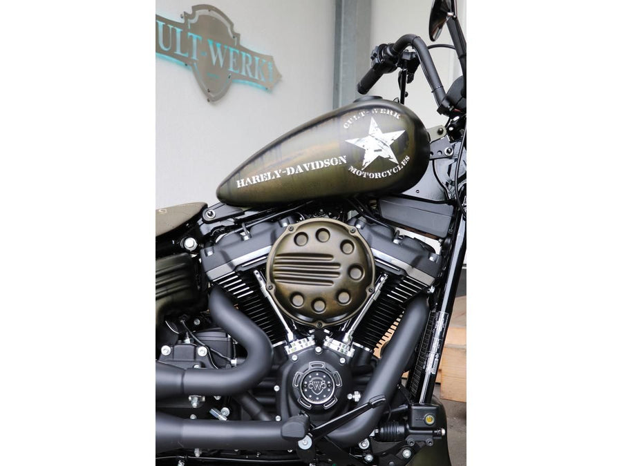 Harley Davidson Softail Hinweis [2018-2024] – Geschlitzter Luftfilterdeckel