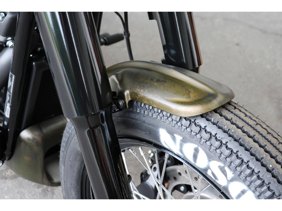 Harley Davidson FXBB [2018-2020] – Old School Vorderradschutzblech Glanzschwarz