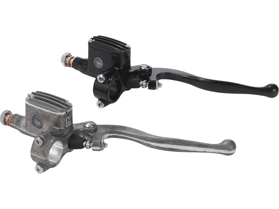 Harley Davidson Softail [1984-2010] – Klassisches Bremszylinder-Kit Schwarz Eloxiert