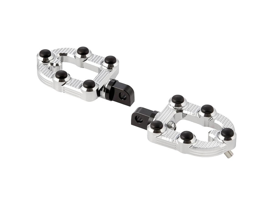 Harley Davidson Sportster [1991-2020] -ness-mx footrest (senza parentesi) Chrome