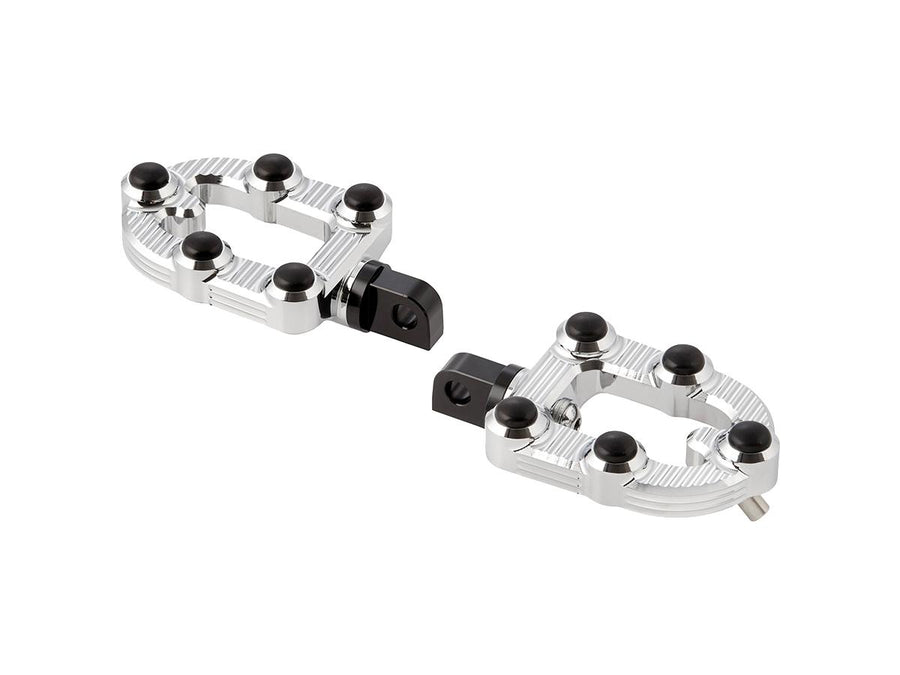 Harley Davidson Sportster [1991-2020] -ness-mx footrest (senza parentesi) Chrome
