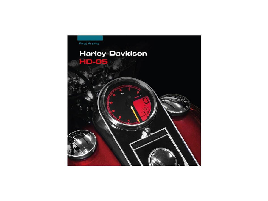 Harley Davidson Dyna [2012-2017] -HD-05 Speedometro/misuratore di velocità Chrome