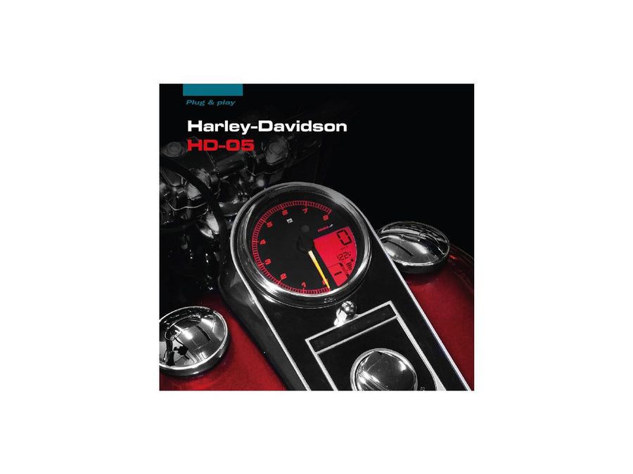 Harley Davidson Dyna [2012-2017] -HD-05 Speedometro/misuratore di velocità Chrome