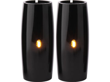 Harley Davidson Dyna [2006-2017]-Athene fork tube covers at the top with integrated
