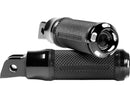 Harley Davidson Softail [2018-2025]-Apex Rider Footrests Black, Anodized-1