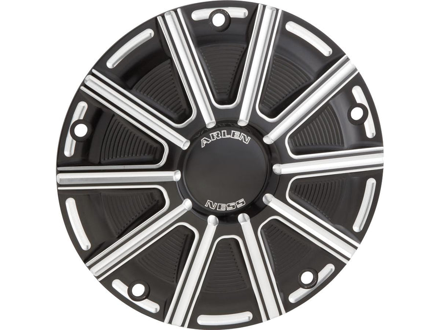 Harley Davidson Dyna [1999-2017] -10-Gauge Derby Cover Black Anedized