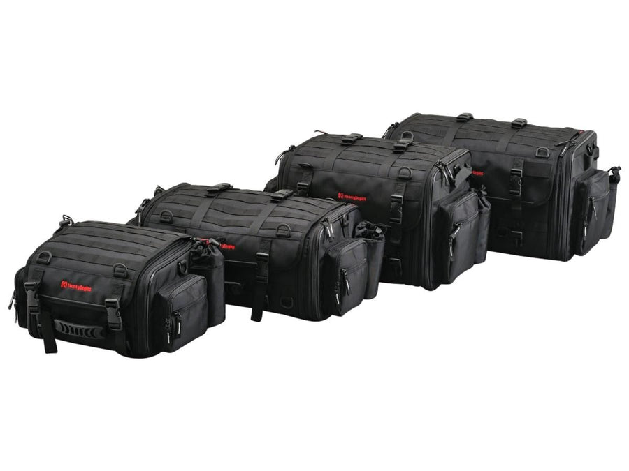 Harley Davidson - Poche de siège extensible avec un volume variable de 20 à 26 l noir